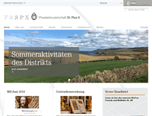 Tablet Screenshot of fsspx.at